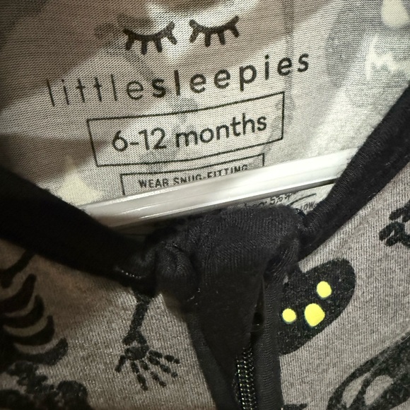 Little Sleepies glowing ghouls Halloween zippy - Picture 2 of 6